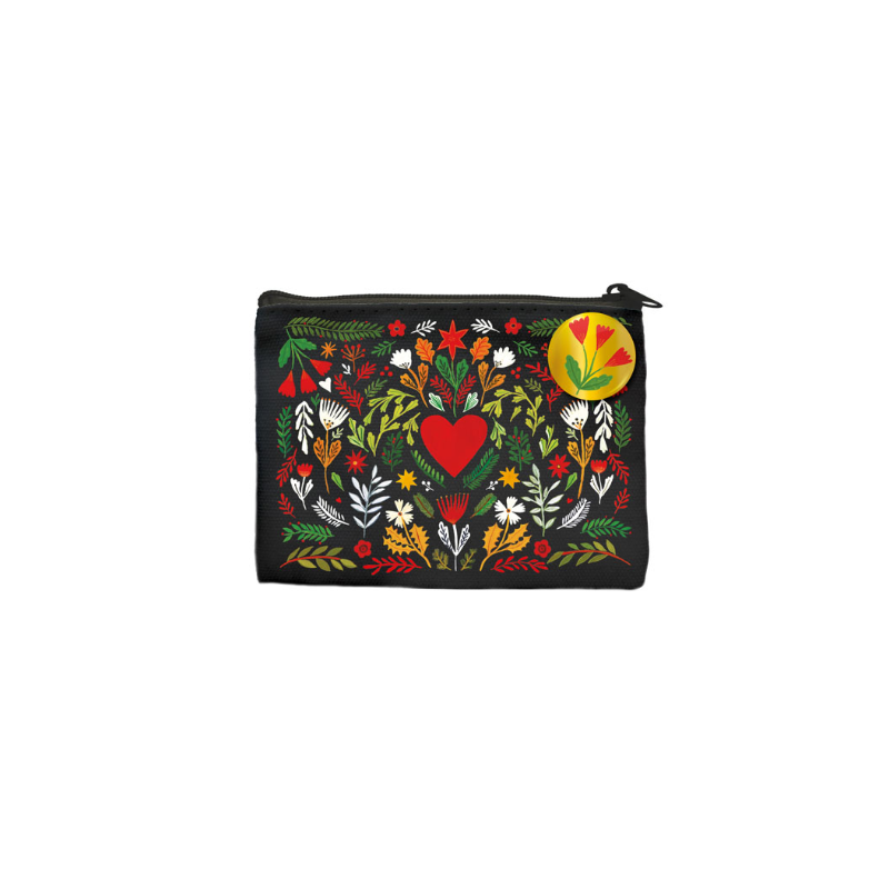 MINI-POCHETTE COEUR FOLK