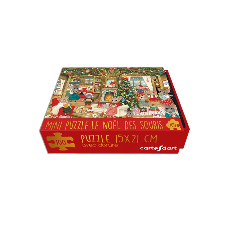 BOÎTE MINI PUZZLE LE NOËL DES SOURIS