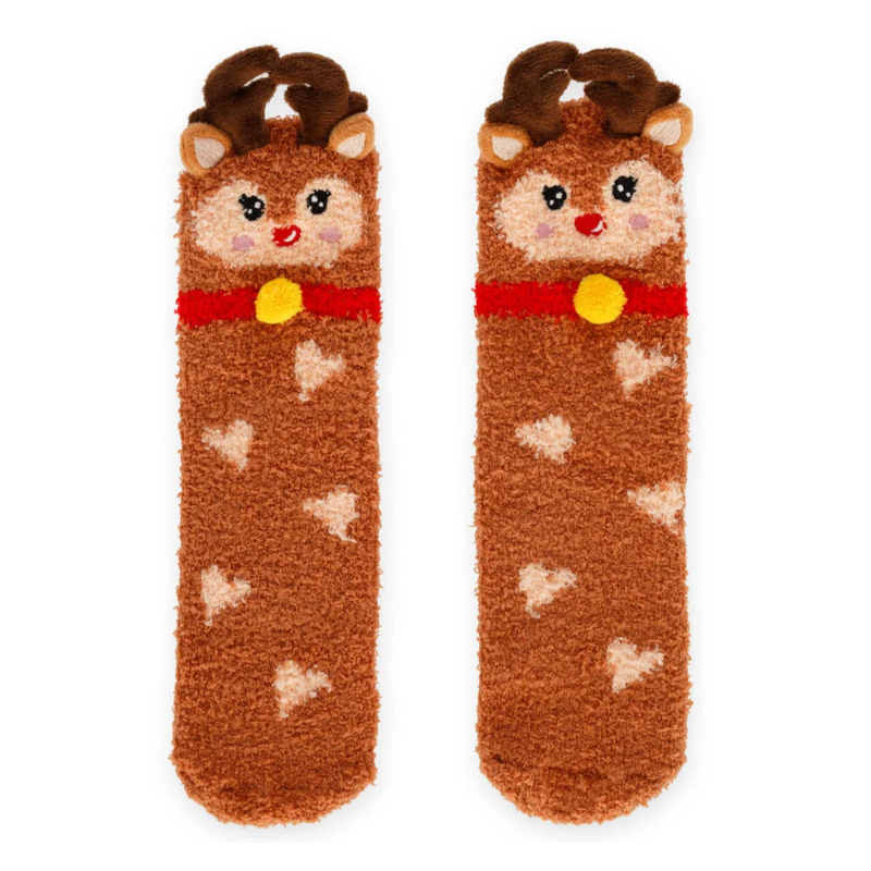 IT'S A MATCH! - CHAUSSETTES ANTIDÉRAPANTES - REINDEER (taille 35-40)