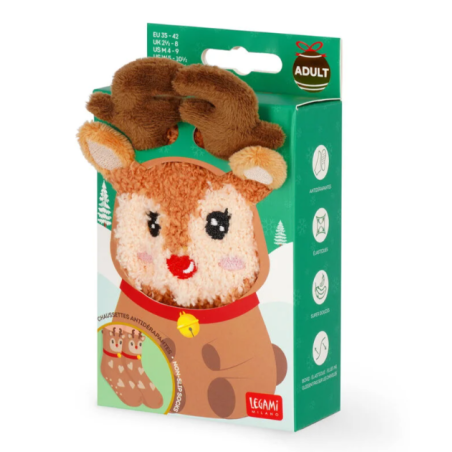 IT'S A MATCH! - CHAUSSETTES ANTIDÉRAPANTES - REINDEER (taille 35-40)