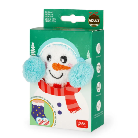 IT'S A MATCH! - CHAUSSETTES ANTIDÉRAPANTES - SNOWMEN Taille 35-42