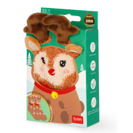CHAUSSETTES ANTIDÉRAPANTES - IT'S A MATCH! - REINDEER (26-34)