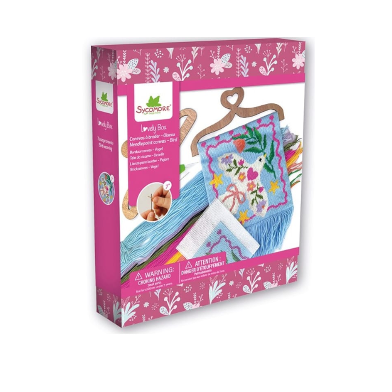 Lovely box - canevas oiseau