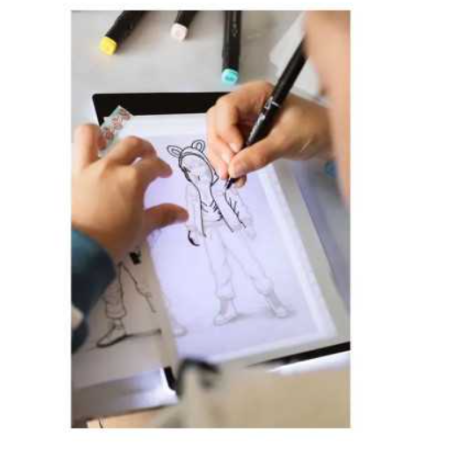 Manga - XL Tablette lumineuse rechargeable - Création de personnages Manga