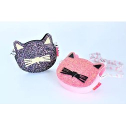 Chat de poche à paillettes