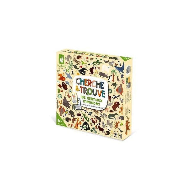 JEU CHERCHE ET TROUVE - LES ANIMAUX MENACÉS