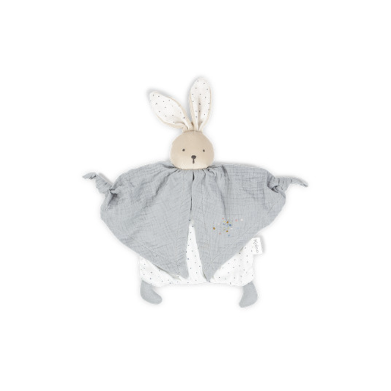 LAPINOU GRIS DOUDOU COTON BIO