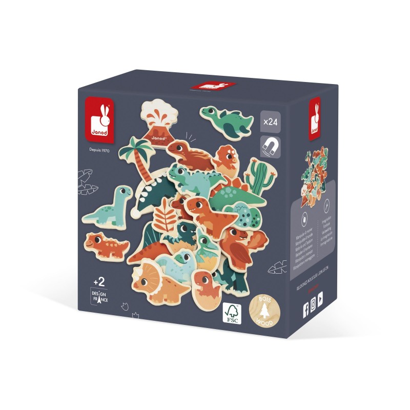 DINO - MAGNETS DINO 24 PCS