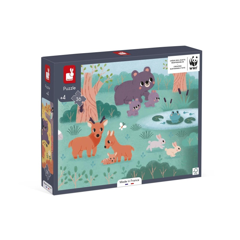 PUZZLE PANORAMIQUE 4 SAISONS - 36 PCS