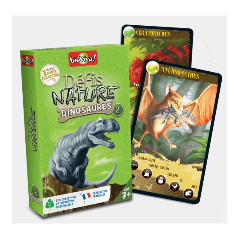 Dinosaures 2 Vert Défis Nature