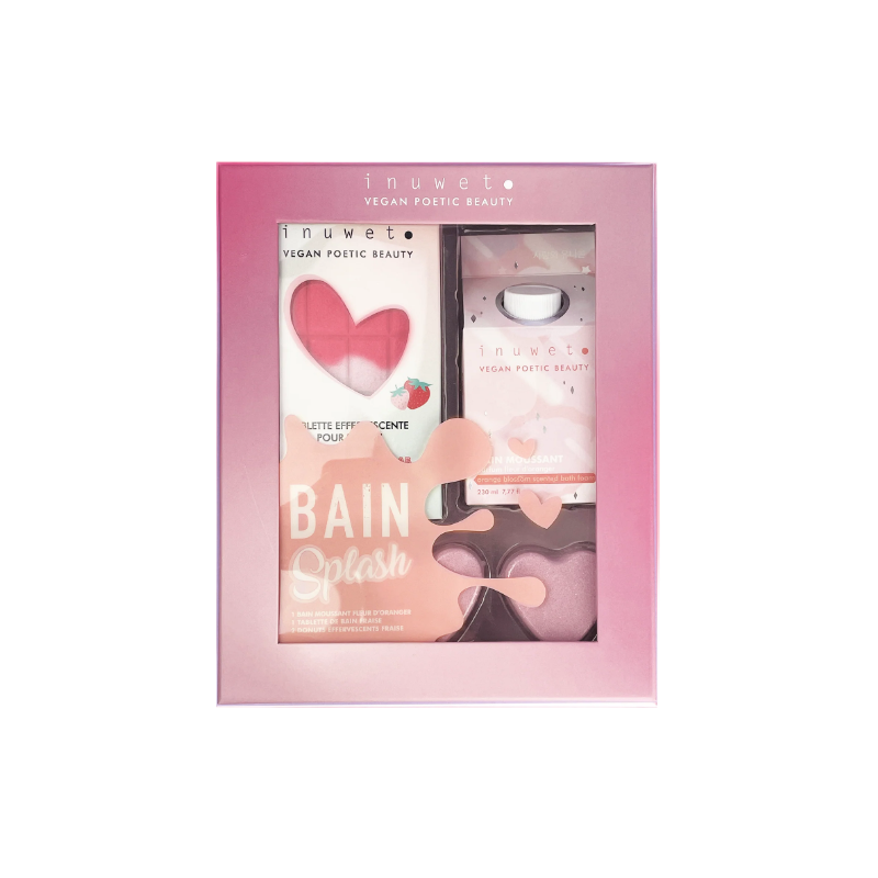 COFFRET BAIN SPLASH CONFETTI FRAISE