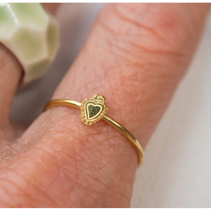 COEUR EX-VOTO BAGUE