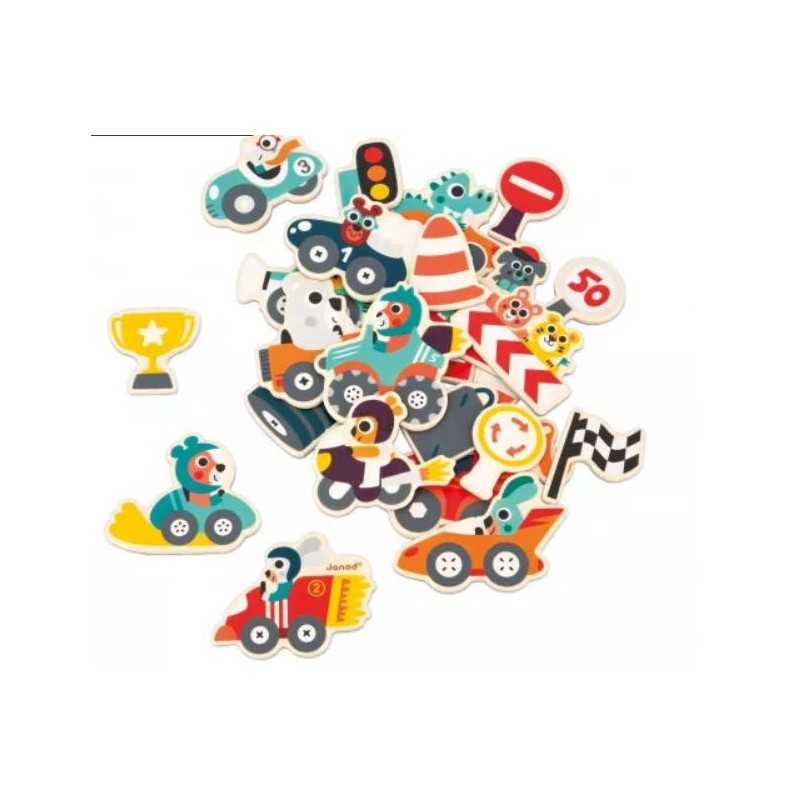 MAGNETS BOLIDES 24 PIECES