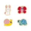 4 PUZZLES EVOLUTIFS - JARDIN