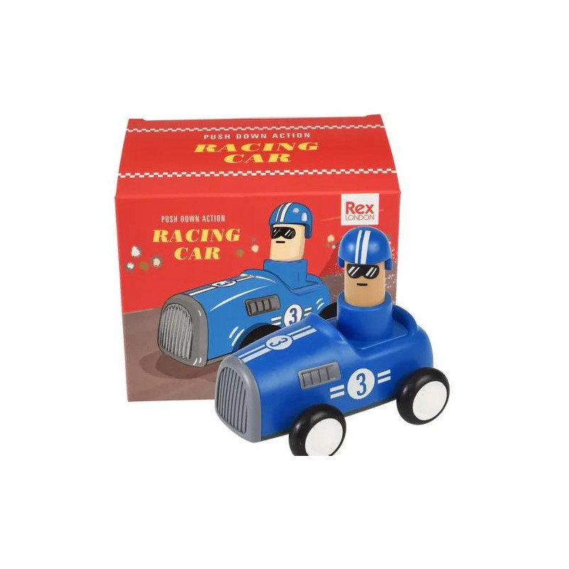 Voiture de course action push down