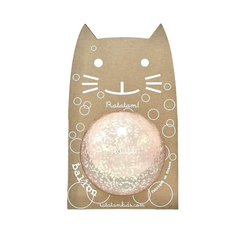 Ballon bulle rose 15 cm