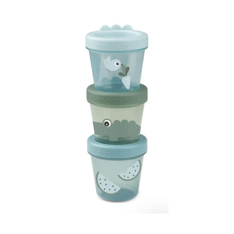 Pot de conservation lot de 3 Croco