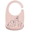 BAVOIR EN SILICONE RECUPERATEUR ROSE