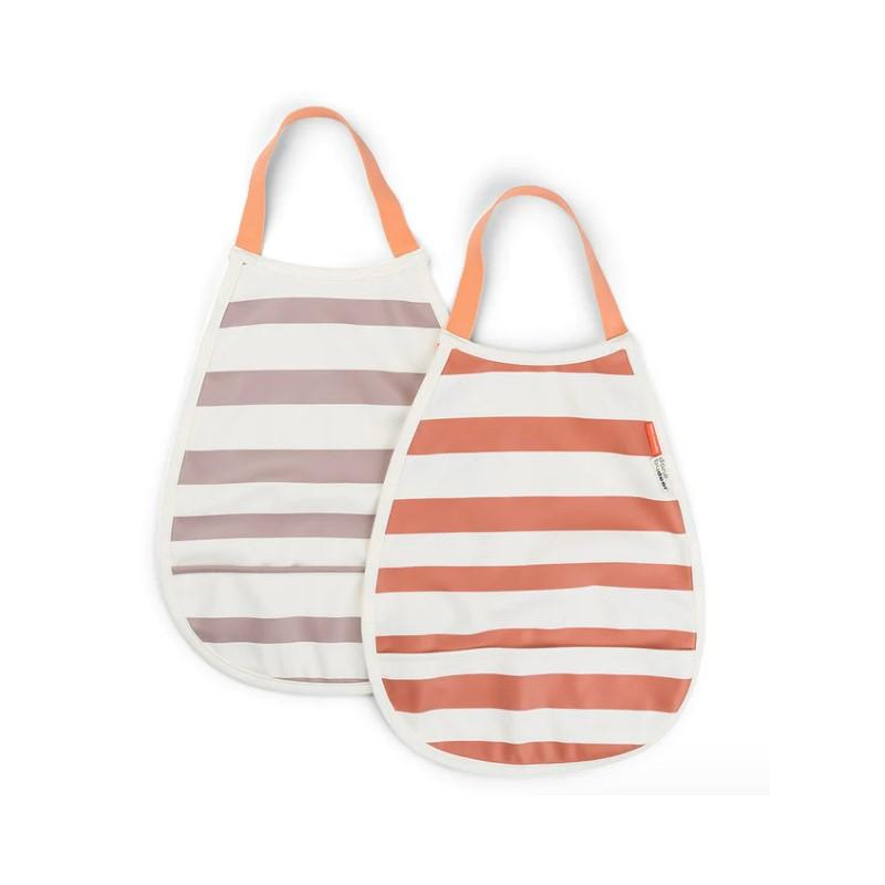 Bavoir élastique lot de 2 Stripes