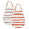 Bavoir élastique lot de 2 Stripes