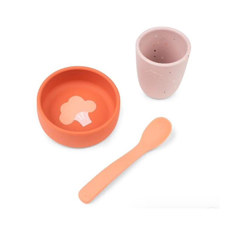 Coffret premier repas en silicone