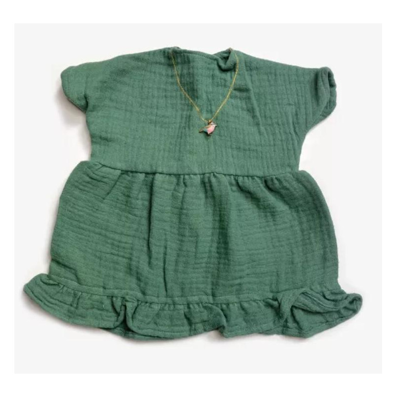 ROBE VERTE POUPEE