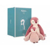 PELUCHES CALINS MANCHOTS ROSES