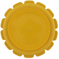 Assiette avec ventouse en silicone et compartiments - Mr. Lion