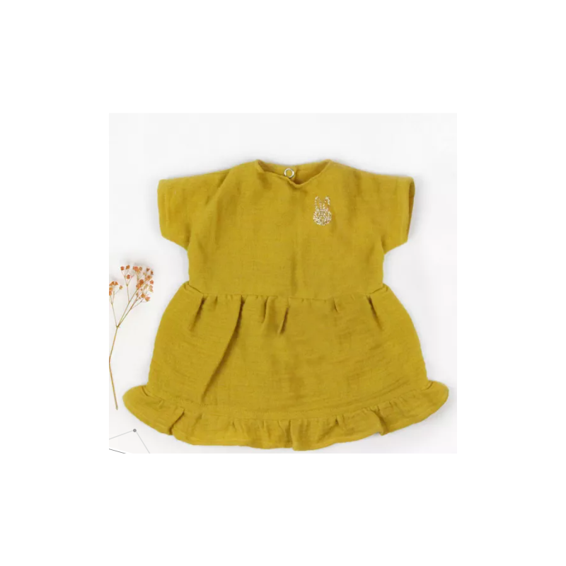 ROBE JAUNE POUPEE