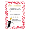 CARTES INVITATIONS CHATON COEUR