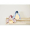 PELUCHE VEILLEUSE MANCHOT BLEU