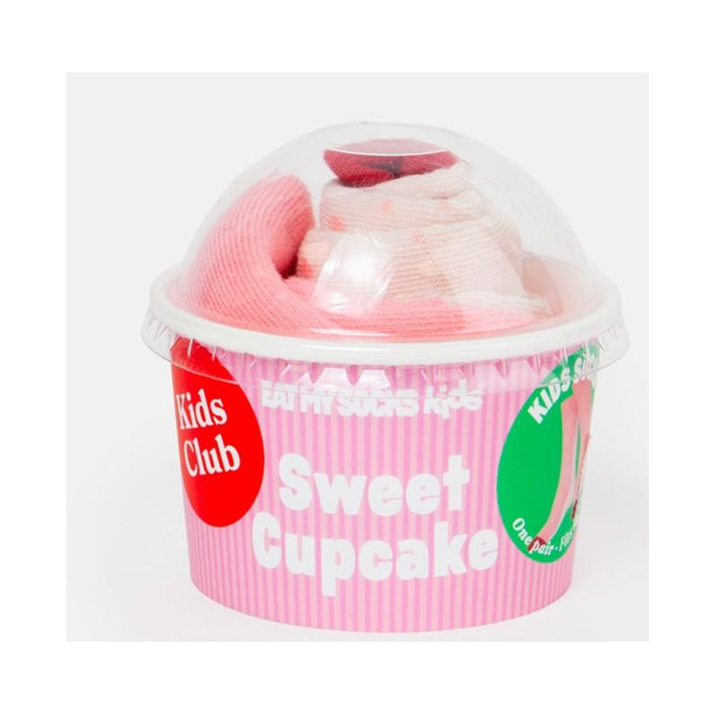 Socks, Kids, Cupcake, Strawberry