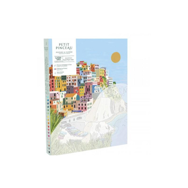 Coffret peinture au numéro - Cinque terre