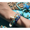 Mélange de perles heishi et de breloques - Bali