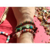 Mélange de perles heishi et de breloques - Dakar
