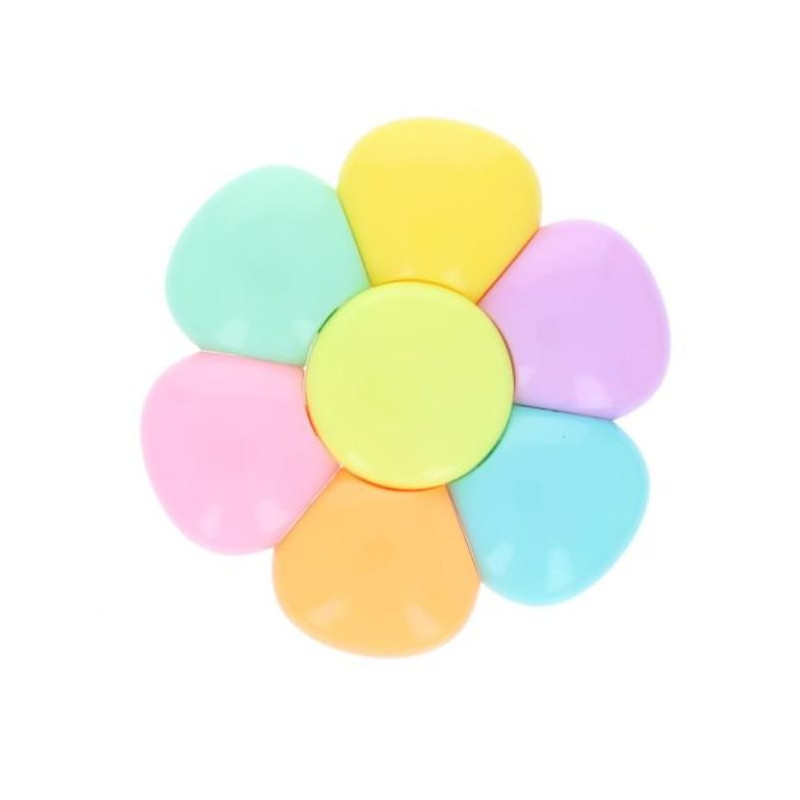 Surligneurs tête fleurs