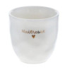 Tasse maitresse coeur gold