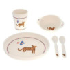 Set mélamine mate tigre du bengale