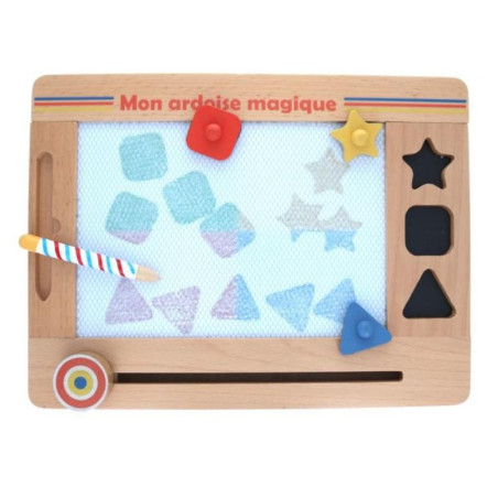 Ardoise magique en bois