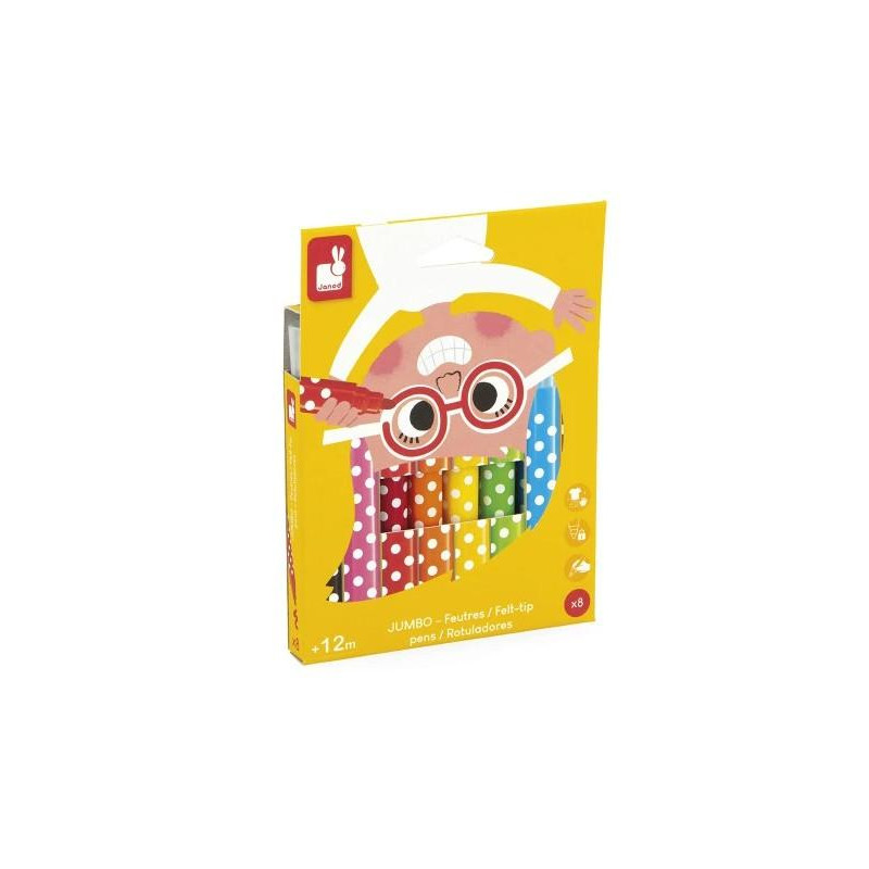 FEUTRES JUMBO X8