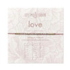 BRACELET PASTEL LOVE ROSE PALE IRISE OR