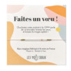 BRACELET VOEU MINI CRISTAL BLANC OR
