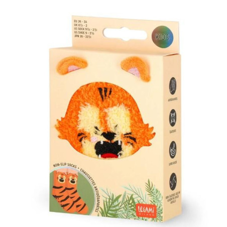 CHAUSSETTES ANTIDÉRAPANTES - IT'S A MATCH! - TIGER (26-34)