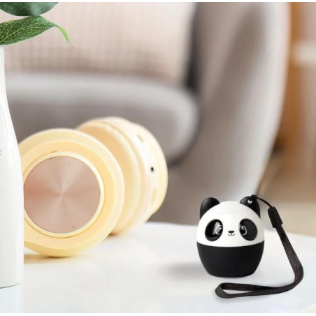 MINI HAUT-PARL. BAFF. SANS FIL - PANDA
