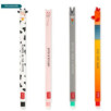 Set de 4 Stylos à Encre Gel Effaçable : VACHE / COCHON / ANE / COQ