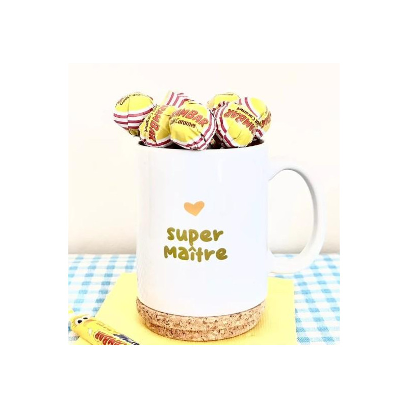 Mug Pop avec son couvercle en liège Maître