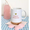 Mug Pop avec son couvercle en liège Nounou
