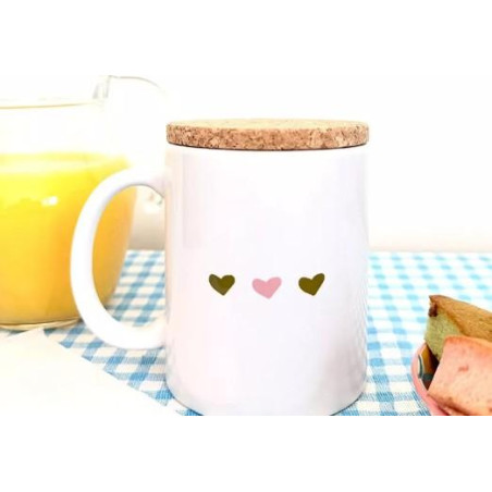 Mug Pop avec son couvercle en liège Nounou