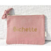 Pochette Bichette rose blush