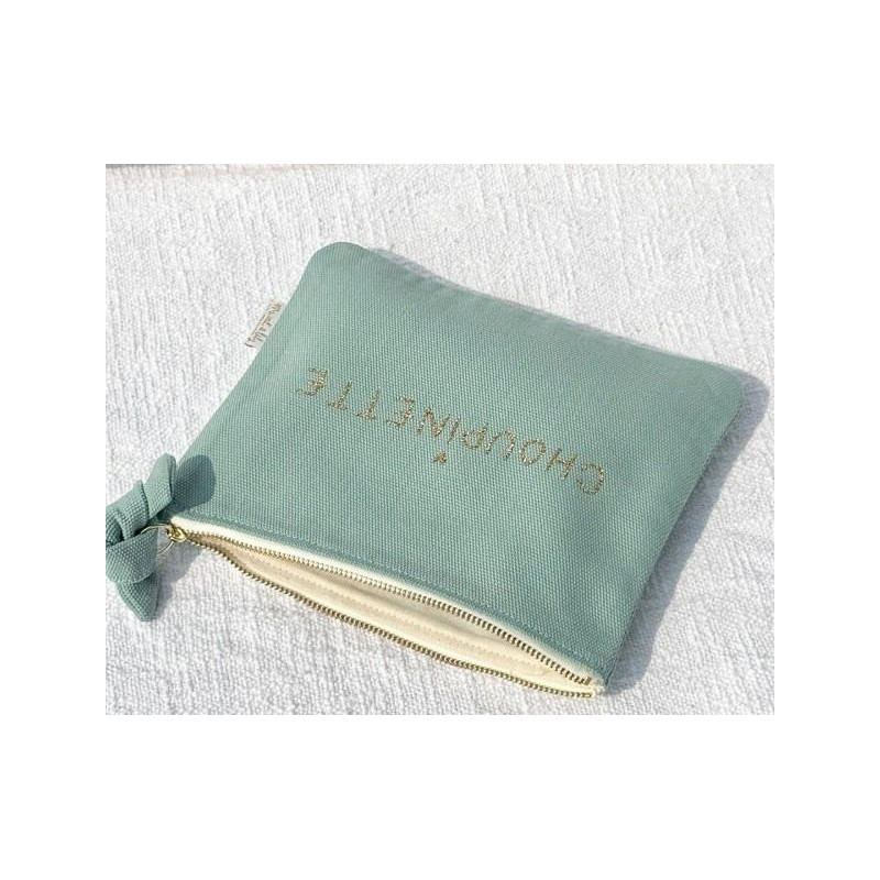 Pochette Choupinette céladon